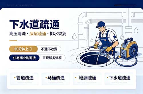 长寿下水道疏通