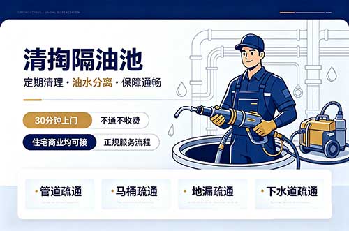 长寿清掏隔油池